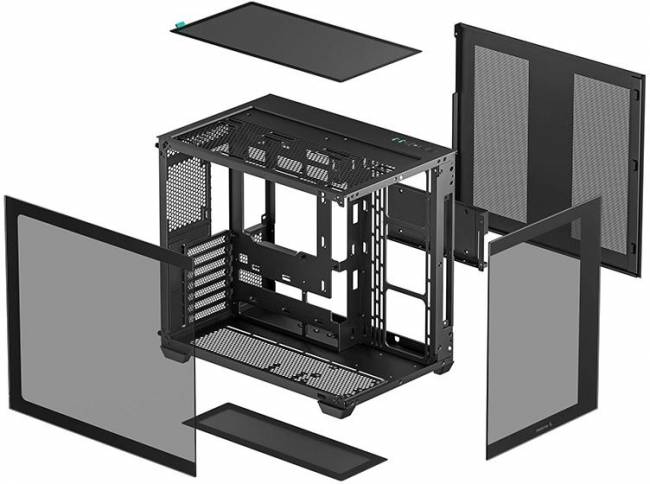 Корпус Deepcool R-CG530-BKNDA0-G-1 — для бизнеса и офиса Корпус Deepcool R-CG530-BKNDA0-G-1 — для бизнеса и офиса