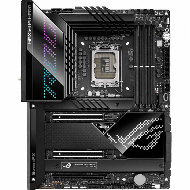 Материнская плата ASUS ROG MAXIMUS Z690 HERO (90MB18E0-M0EAY0) — для бизнеса и офиса Материнская плата ASUS ROG MAXIMUS Z690 HERO (90MB18E0-M0EAY0) — для бизнеса и офиса