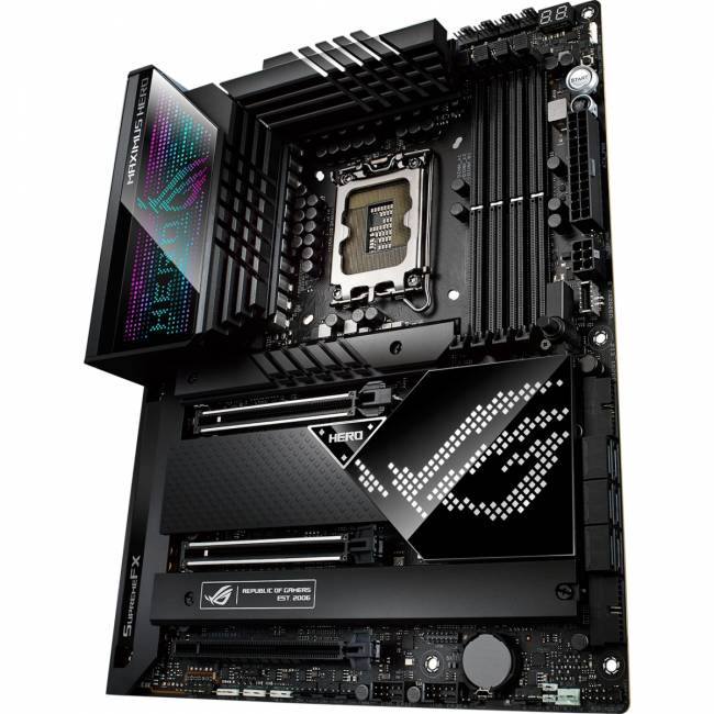 Материнская плата ASUS ROG MAXIMUS Z690 HERO (90MB18E0-M0EAY0) — для бизнеса и офиса Материнская плата ASUS ROG MAXIMUS Z690 HERO (90MB18E0-M0EAY0) — для бизнеса и офиса