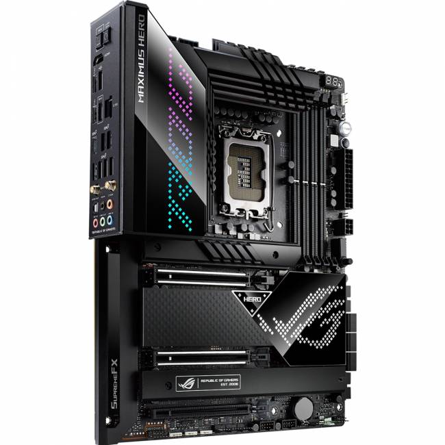 Материнская плата ASUS ROG MAXIMUS Z690 HERO (90MB18E0-M0EAY0) — для бизнеса и офиса Материнская плата ASUS ROG MAXIMUS Z690 HERO (90MB18E0-M0EAY0) — для бизнеса и офиса