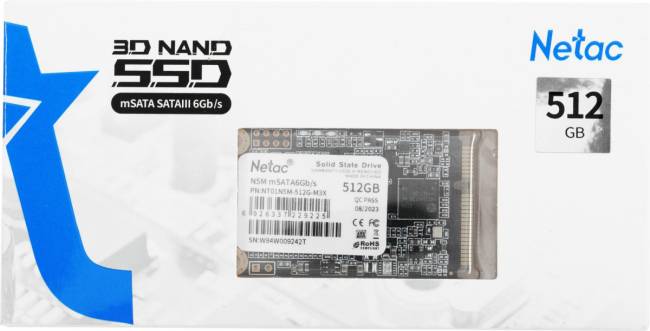 Накопитель SSD Netac NT01N5M-512G-M3X — для бизнеса и офиса Накопитель SSD Netac NT01N5M-512G-M3X — для бизнеса и офиса