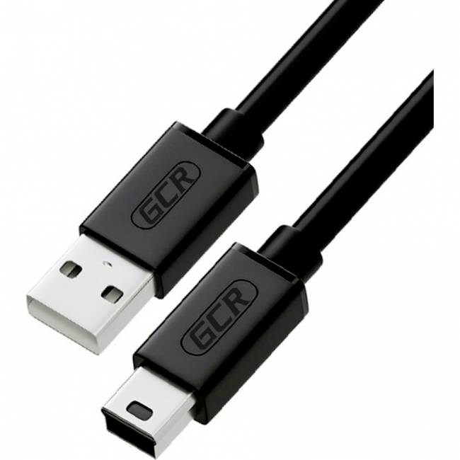 GCR Кабель PROF 3.0m USB 2.0, AM/mini 5P, черный, 28/24 AWG, экран, армированный, морозостойкий, GCR-UM2M5P-BD2S-3.0m Кабель Greenconnect 3 м (GCR-UM2M5P-BD2S-3.0m) — для бизнеса и офиса GCR Кабель PROF 3.0m USB 2.0, AM/mini 5P, черный, 28/24 AWG, экран, армированный, морозостойкий, GCR-UM2M5P-BD2S-3.0m Кабель Greenconnect 3 м (GCR-UM2M5P-BD2S-3.0m) — для бизнеса и офиса