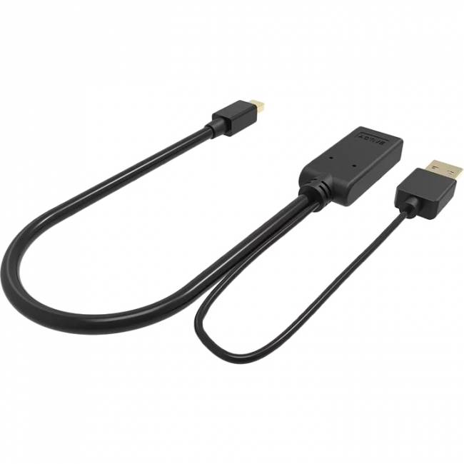 Кабель-переходник HDMI(F) +USB---> miniDP(M) 0.15m 4K*30Hz VCOM<CG497-0.15> Кабель-переходник VCOM HDMI F/Mini DisplayPort M (CG497-0.15M) — для бизнеса и офиса Кабель-переходник HDMI(F) +USB---> miniDP(M) 0.15m 4K*30Hz VCOM<CG497-0.15> Кабель-переходник VCOM HDMI F/Mini DisplayPort M (CG497-0.15M) — для бизнеса и офиса