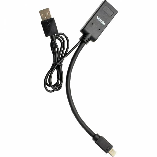 Кабель-переходник HDMI(F) +USB---> miniDP(M) 0.15m 4K*30Hz VCOM<CG497-0.15> Кабель-переходник VCOM HDMI F/Mini DisplayPort M (CG497-0.15M) — для бизнеса и офиса Кабель-переходник HDMI(F) +USB---> miniDP(M) 0.15m 4K*30Hz VCOM<CG497-0.15> Кабель-переходник VCOM HDMI F/Mini DisplayPort M (CG497-0.15M) — для бизнеса и офиса