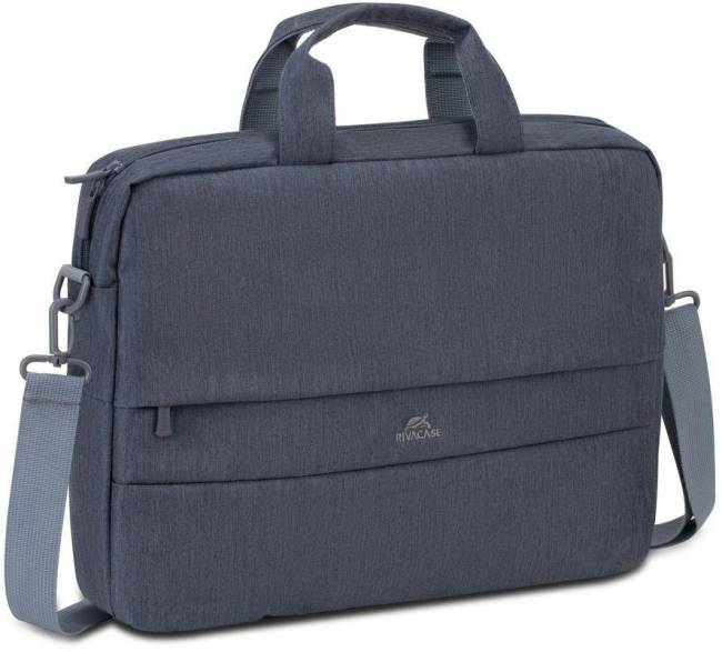 Сумка для ноутбука 15.6" Riva 7532 DARK GREY — для бизнеса и офиса Сумка для ноутбука 15.6" Riva 7532 DARK GREY — для бизнеса и офиса