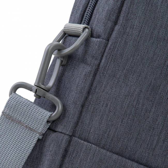 Сумка для ноутбука 15.6" Riva 7532 DARK GREY — для бизнеса и офиса Сумка для ноутбука 15.6" Riva 7532 DARK GREY — для бизнеса и офиса