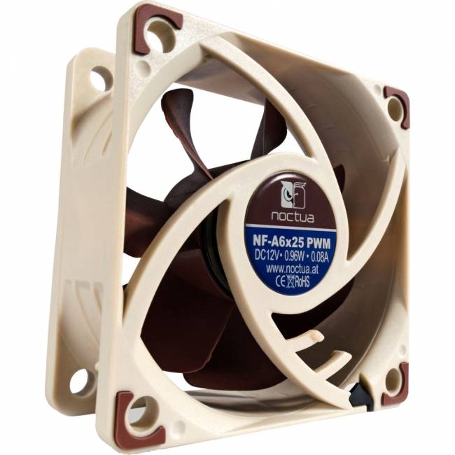 Кулер для корпуса Noctua NF-A6X25 PWM — для бизнеса и офиса Кулер для корпуса Noctua NF-A6X25 PWM — для бизнеса и офиса