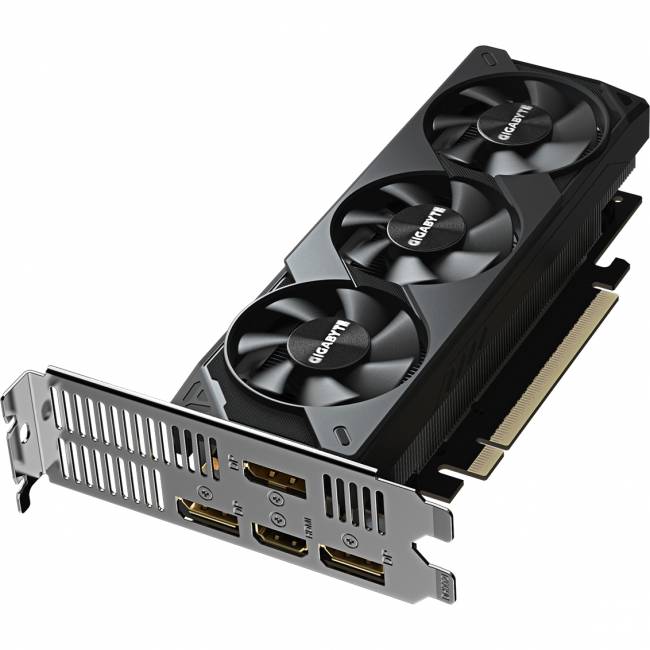 Видеокарта Gigabyte GeForce RTX 5060 D7 Low Profile 8G (GV-N5060D7-8GL) — для бизнеса и офиса Видеокарта Gigabyte GeForce RTX 5060 D7 Low Profile 8G (GV-N5060D7-8GL) — для бизнеса и офиса