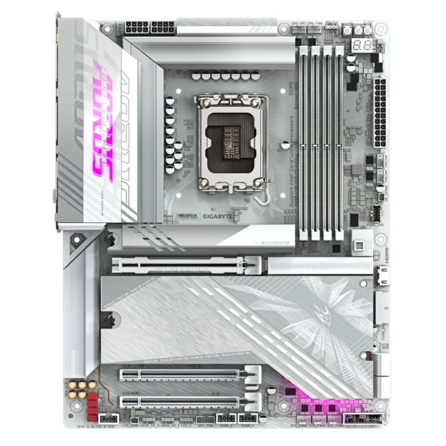 Материнская плата GIGABYTE Z890 A ELITE X ICE — для бизнеса и офиса Материнская плата GIGABYTE Z890 A ELITE X ICE — для бизнеса и офиса