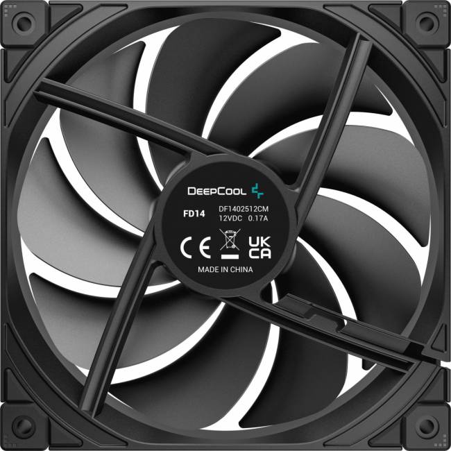 Вентилятор для корпуса Deepcool R-FD14-BKNPN1-G — для бизнеса и офиса Вентилятор для корпуса Deepcool R-FD14-BKNPN1-G — для бизнеса и офиса
