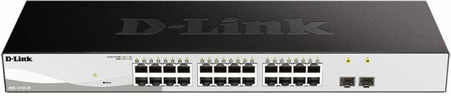 Коммутатор D-Link DGS-1210-26/FL2A — для бизнеса и офиса Коммутатор D-Link DGS-1210-26/FL2A — для бизнеса и офиса