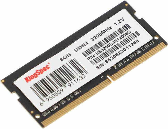 Память DDR4 8GB 3200MHz SHENZHEN KINGSPEC ELECTRONICS TECHNOLOGY CO LTD KS3200D4N12008G — для бизнеса и офиса Память DDR4 8GB 3200MHz SHENZHEN KINGSPEC ELECTRONICS TECHNOLOGY CO LTD KS3200D4N12008G — для бизнеса и офиса