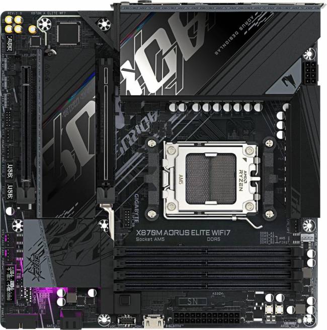 Материнская плата Gigabyte X870M A ELITE WF7 — для бизнеса и офиса Материнская плата Gigabyte X870M A ELITE WF7 — для бизнеса и офиса