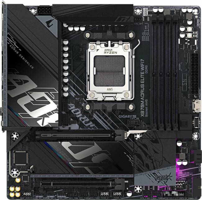 Материнская плата Gigabyte X870M A ELITE WF7 — для бизнеса и офиса Материнская плата Gigabyte X870M A ELITE WF7 — для бизнеса и офиса
