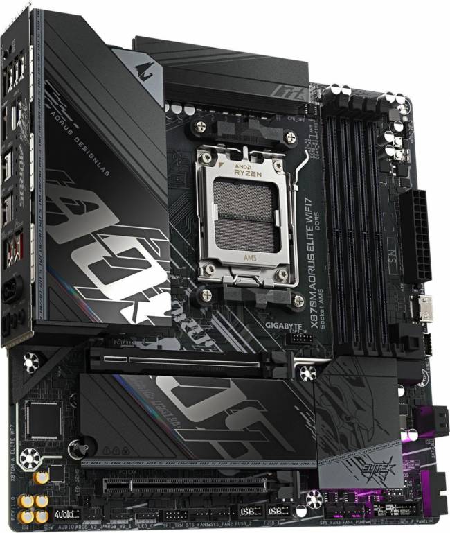 Материнская плата Gigabyte X870M A ELITE WF7 — для бизнеса и офиса Материнская плата Gigabyte X870M A ELITE WF7 — для бизнеса и офиса