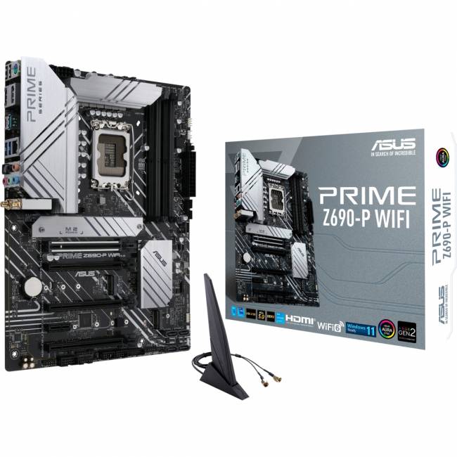 Материнская плата ASUS PRIME Z690-P WIFI (90MB1A90-M0EAY0) — для бизнеса и офиса Материнская плата ASUS PRIME Z690-P WIFI (90MB1A90-M0EAY0) — для бизнеса и офиса