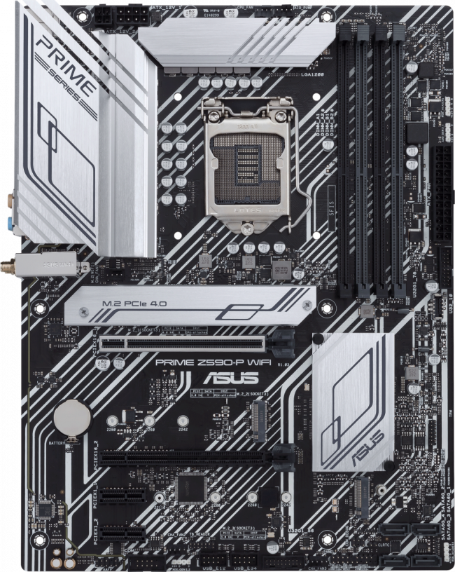 Материнская плата ASUS PRIME Z590-P WIFI — для бизнеса и офиса Материнская плата ASUS PRIME Z590-P WIFI — для бизнеса и офиса