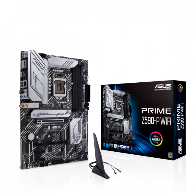 Материнская плата ASUS PRIME Z590-P WIFI — для бизнеса и офиса Материнская плата ASUS PRIME Z590-P WIFI — для бизнеса и офиса