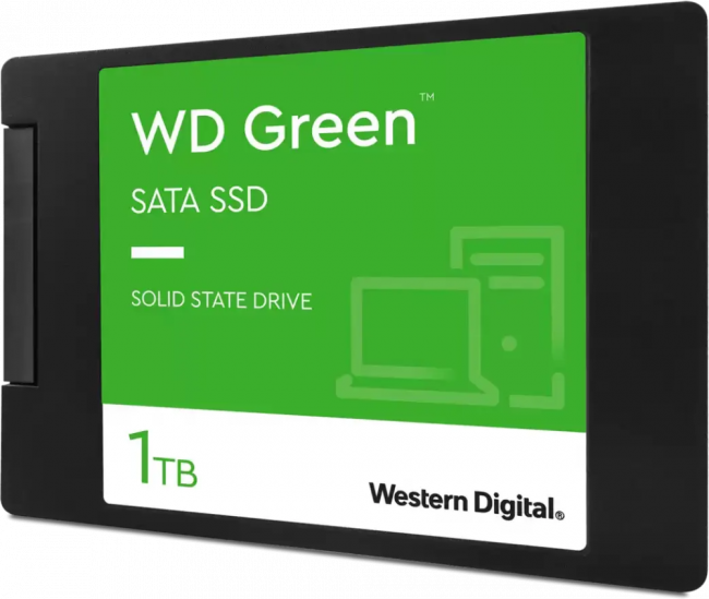Твердотельный накопитель WD Green WDS100T3G0A — для бизнеса и офиса Твердотельный накопитель WD Green WDS100T3G0A — для бизнеса и офиса