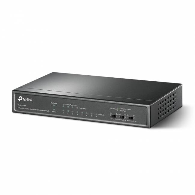 Коммутатор TP-Link TL-SF1008LP — для бизнеса и офиса Коммутатор TP-Link TL-SF1008LP — для бизнеса и офиса