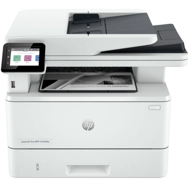 Лазерное МФУ HP LaserJet Pro 4103fdn — для бизнеса и офиса
