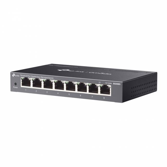 Коммутатор TP-Link ES208G — для бизнеса и офиса Коммутатор TP-Link ES208G — для бизнеса и офиса