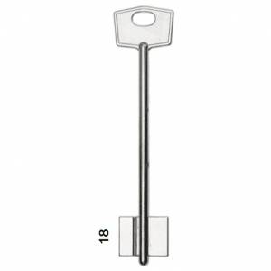 Заготовка дверного ключа Галеон-1 GLN1D 117*22*18 мм