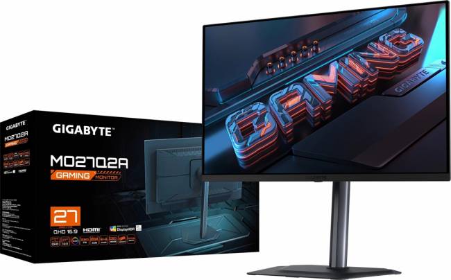 Монитор 26.5" Gigabyte 20VM0-MO27Q2ABT-1EKR — для бизнеса и офиса Монитор 26.5" Gigabyte 20VM0-MO27Q2ABT-1EKR — для бизнеса и офиса