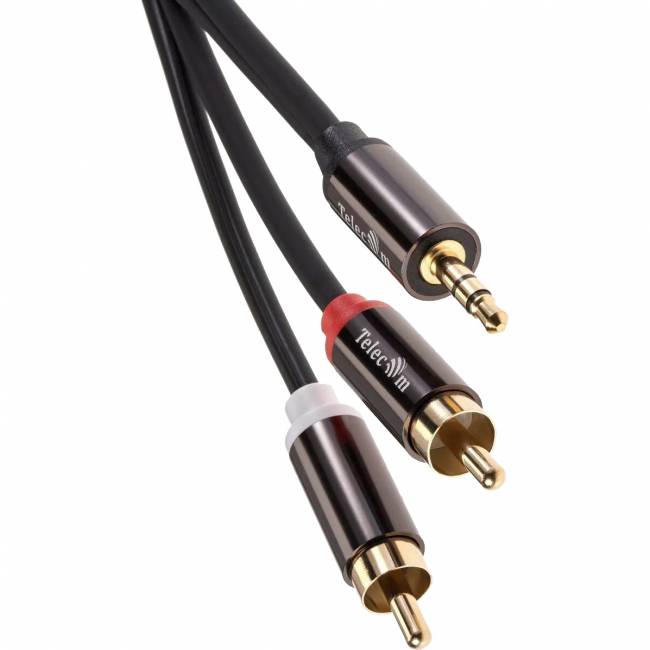 Кабель соединит 3.5 Jack (M) - 2xRCA (M), 1.5м Telecom PRO <TAV7183M-1.5M> Кабель-переходник Telecom 2 x RCA M/Jack 3.5 mm F (TAV7183M-1.5M) — для бизнеса и офиса Кабель соединит 3.5 Jack (M) - 2xRCA (M), 1.5м Telecom PRO <TAV7183M-1.5M> Кабель-переходник Telecom 2 x RCA M/Jack 3.5 mm F (TAV7183M-1.5M) — для бизнеса и офиса
