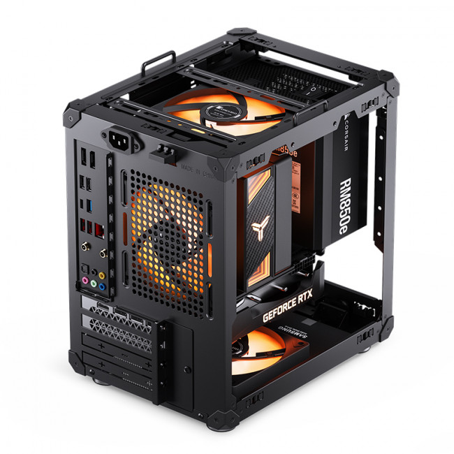 Корпус без блока питания JONSBO C6-ITX Black ITX — для бизнеса и офиса