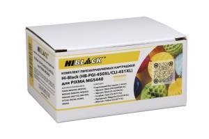 Комплект ПЗК Hi-Black (PGI-450/CLI-451 XL) для Canon PIXMA MG5440, 5 цв Комплект ПЗК Hi-Black (PGI-450/CLI-451 XL) для Canon PIXMA MG5440, 5 цв
