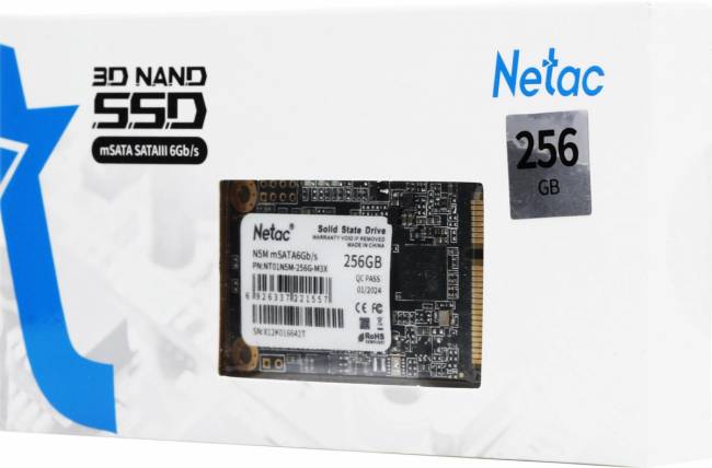 Накопитель SSD Netac NT01N5M-256G-M3X — для бизнеса и офиса Накопитель SSD Netac NT01N5M-256G-M3X — для бизнеса и офиса