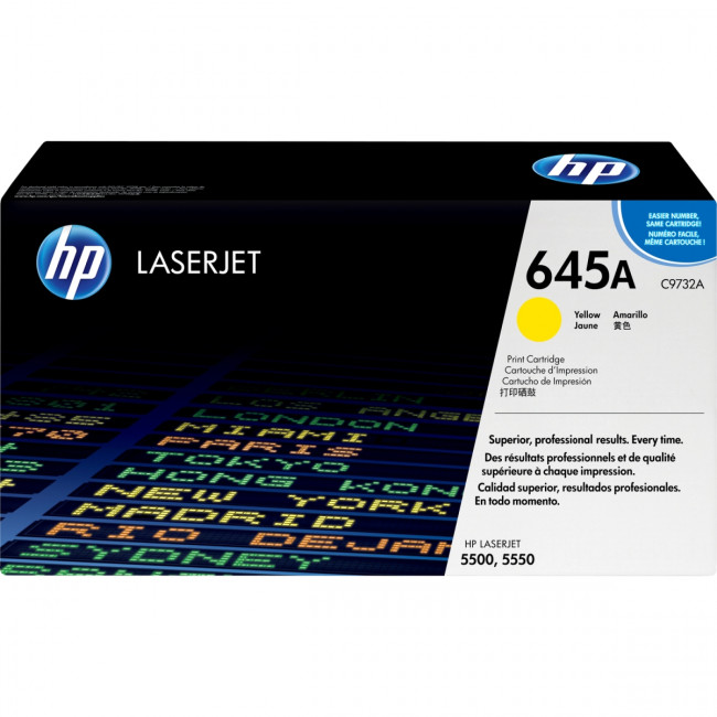 Тонер-картридж HP 645A Yellow Color LaserJet Print Cartridge (C9732A) — для бизнеса и офиса