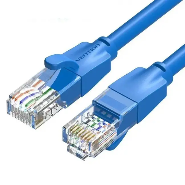 Патч-корд Vention прямой UTP cat.6, RJ45 - 3м. Синий Vention IBELI — для бизнеса и офиса Патч-корд Vention прямой UTP cat.6, RJ45 - 3м. Синий Vention IBELI — для бизнеса и офиса