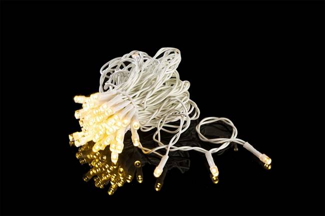 Гирлянда Гирлянда 144LED 220V, 8 режимов, 1,5х1,5м, занавес, тёплый белый — для бизнеса и офиса Гирлянда Гирлянда 144LED 220V, 8 режимов, 1,5х1,5м, занавес, тёплый белый — для бизнеса и офиса