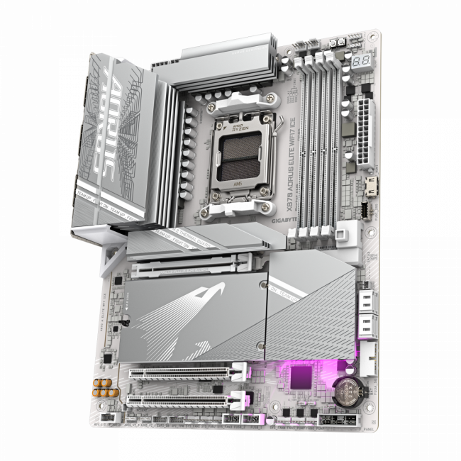 Материнская плата GIGABYTE X870 AORUS ELITE WIFI7 ICE — для бизнеса и офиса Материнская плата GIGABYTE X870 AORUS ELITE WIFI7 ICE — для бизнеса и офиса