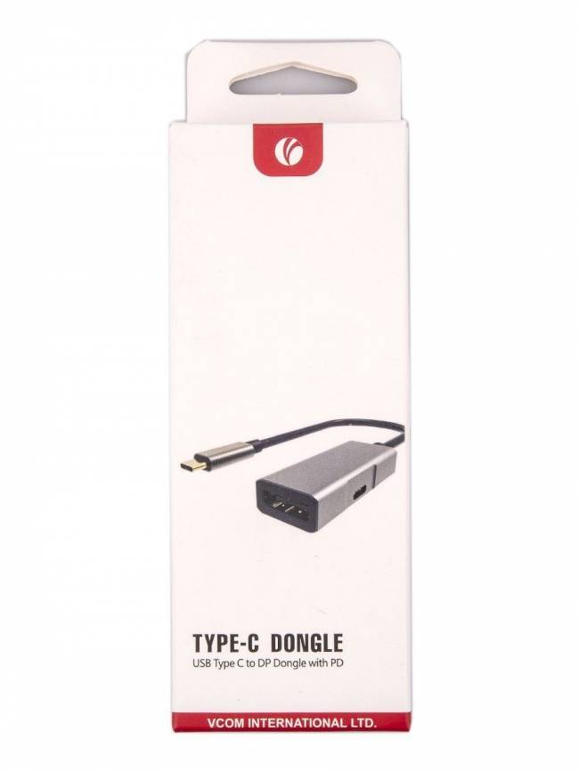 Aдаптер USB 3.1 Type-Cm --> DP(f) , 4K@60Hz, PD charging, Aluminum Shell, VCOM <CU453> VCOM USB 3.2 Type-C (m) - DisplayPort (f) — для бизнеса и офиса Aдаптер USB 3.1 Type-Cm --> DP(f) , 4K@60Hz, PD charging, Aluminum Shell, VCOM <CU453> VCOM USB 3.2 Type-C (m) - DisplayPort (f) — для бизнеса и офиса
