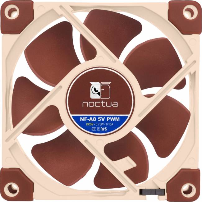 Кулер для корпуса Noctua NF-A8 5V PWM — для бизнеса и офиса Кулер для корпуса Noctua NF-A8 5V PWM — для бизнеса и офиса