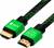 GCR Кабель 0.3m HDMI версия 2.0, HDR 4:2:2, Ultra HD, 4K 60 fps 60Hz/5K*30Hz, 3D, AUDIO, 18.0 Гбит/с, 28/28 AWG, OD7.8mm, тройной экран, BICOLOR нейлон, AL корпус зеленый, GCR-52288 Greenconnect HDMI (m) - HDMI (m) 0.3м — для бизнеса и офиса