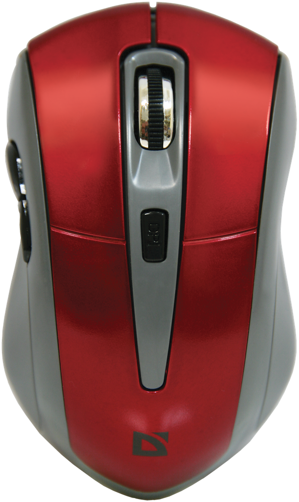 Defender Беспроводная оптическая мышь Accura MM-965 красный,6кнопок,800-1600dpi USB Defender Accura MM-965 красный — для бизнеса и офиса