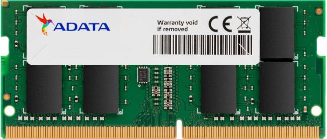 Память DDR4 8Gb 3200MHz ADATA AD4S32008G22-SGN — для бизнеса и офиса Память DDR4 8Gb 3200MHz ADATA AD4S32008G22-SGN — для бизнеса и офиса