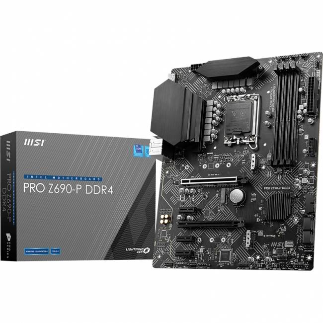 Материнская плата MSI PRO Z690-P DDR4 — для бизнеса и офиса Материнская плата MSI PRO Z690-P DDR4 — для бизнеса и офиса