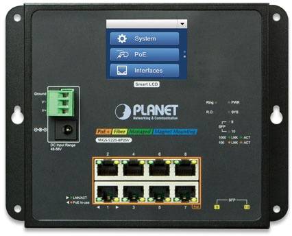 коммутатор Коммутатор PLANET WGS-5225-8P2SV — для бизнеса и офиса коммутатор Коммутатор PLANET WGS-5225-8P2SV — для бизнеса и офиса