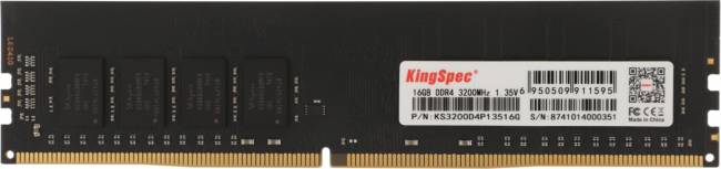 Память DDR4 16GB 3200MHz SHENZHEN KINGSPEC ELECTRONICS TECHNOLOGY CO LTD KS3200D4P13516G — для бизнеса и офиса Память DDR4 16GB 3200MHz SHENZHEN KINGSPEC ELECTRONICS TECHNOLOGY CO LTD KS3200D4P13516G — для бизнеса и офиса