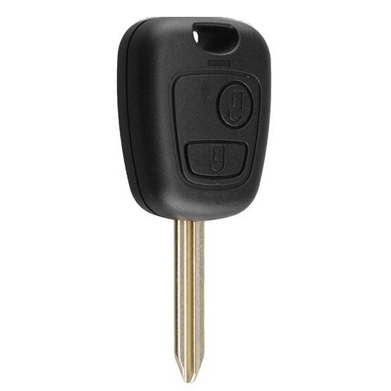 Корпус ключа CITROEN 2 кнопки SIX-3P SX9, без лого — для бизнеса и офиса Корпус ключа CITROEN 2 кнопки SIX-3P SX9, без лого — для бизнеса и офиса