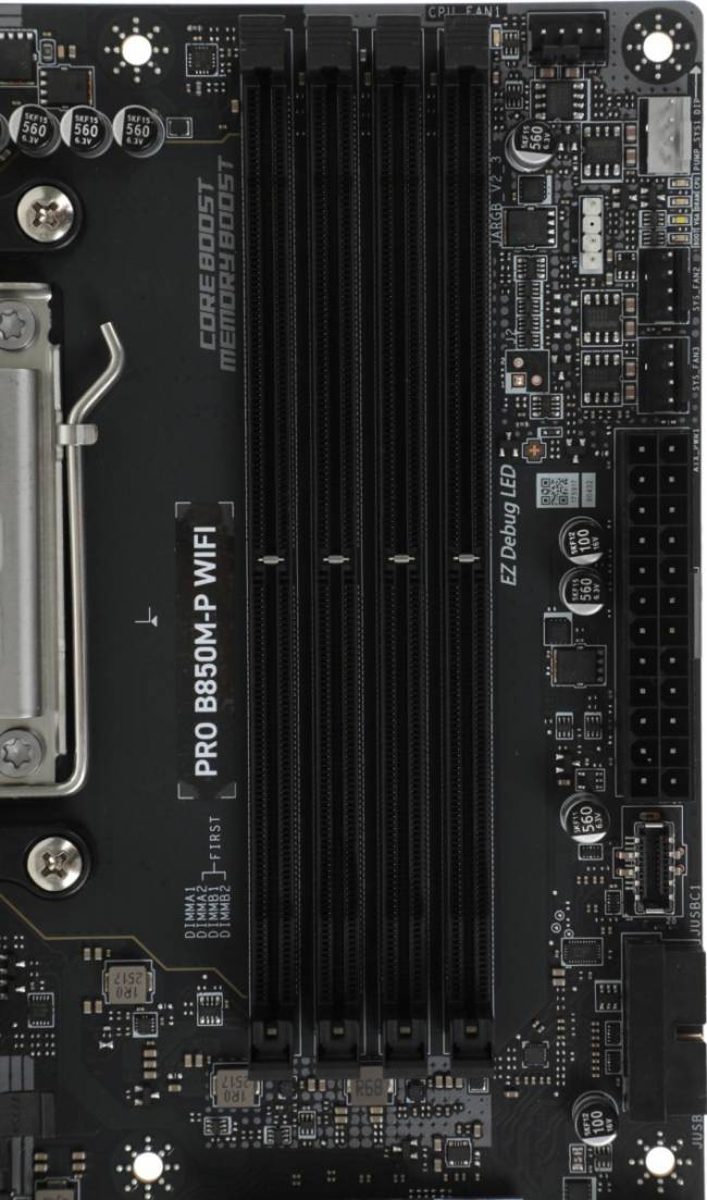 Материнская плата MSI PRO B850M-P WIFI — для бизнеса и офиса Материнская плата MSI PRO B850M-P WIFI — для бизнеса и офиса