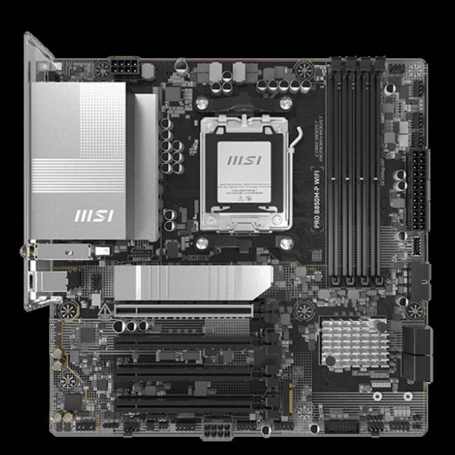 Материнская плата MSI PRO B850M-P WIFI — для бизнеса и офиса Материнская плата MSI PRO B850M-P WIFI — для бизнеса и офиса
