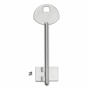Заготовка дверного ключа Гардиан-1 GRD1D 82*22,4*14,4 мм Заготовка дверного ключа Гардиан-1 GRD1D 82*22,4*14,4 мм
