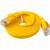 GCR Патч-корд PROF плоский прямой 5.0m, UTP медь кат.6, желтый, 30 AWG, ethernet high speed 10 Гбит/с, RJ45, T568B, GCR-52830 Greenconnect GCR-52830 — для бизнеса и офиса