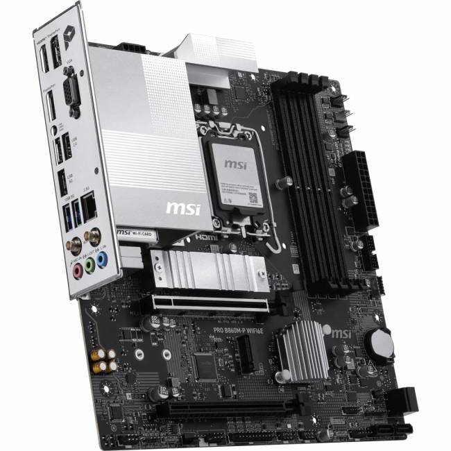 Материнская плата MSI PRO B860M-P WIFI6E — для бизнеса и офиса Материнская плата MSI PRO B860M-P WIFI6E — для бизнеса и офиса